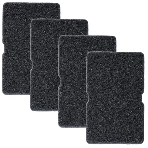 Shutex Lot de 4 Filtre à éponge pour Beko Grundig Blomberg ElektraBregenz 2964840100, tapis de filtre éponge pour séchoir pompe à chaleur, 240 x 150 X 10mm