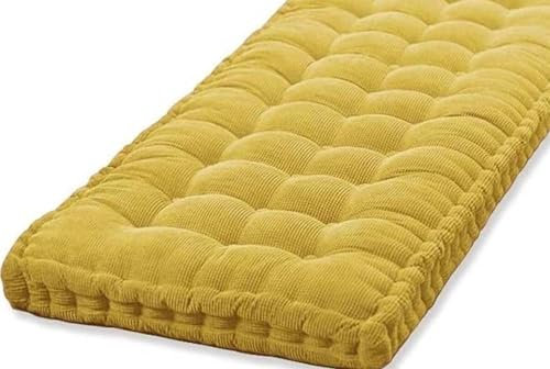 Bankkissen Bankauflage 1/2/3 Sitzer,90x40/100x40/120x40/150x50/160x40/160x50cm Sitzauflage 10cm Dickes Outdoor Sitzkissen Bank, Rechteckiges Bankpolster, Waschbar Gartenbank Auflage(Color:3a,Size:180