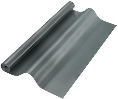 QUARKZMAN 15.7 x 5.9 pies Rollos de Tapete de Silicona para Hornear Tapetes de Hornear Resistentes al Calor Tapetes de Repostería Antiadherentes Antideslizantes para Encimera Gris