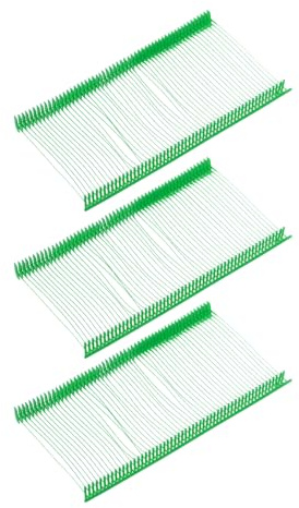 sourcing map 3000pcs Standard Tagging Gun Fasteners 50mm Tagging Barbs Pins PP Plastic Tag for Price Tagging Gun, Clothing Tags Gun Attachments for Garment Bag Fabric, Green
