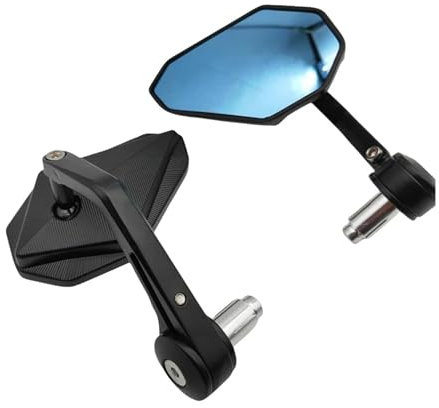 Lenkerendenspiegel Für Z750 Z800 Z900 Z400 Für Ninja 400 ZX636 17-22mm Bar End Spiegel Motorrad Aluminium Legierung Spiegel Universal Motorrad Rückspiegel