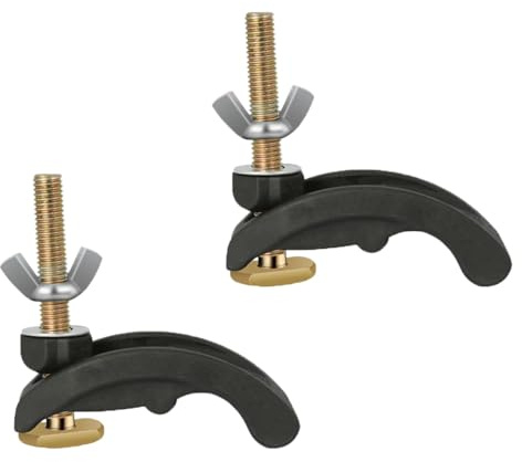 Ieron Kit de Serrage de raccord de Rail en T à écrou en T, Support de Fixation à dégagement Rapide, Kit de Collier de Serrage de Tuyau à dégagement Rapide M8 à écrou en T 2 pièces