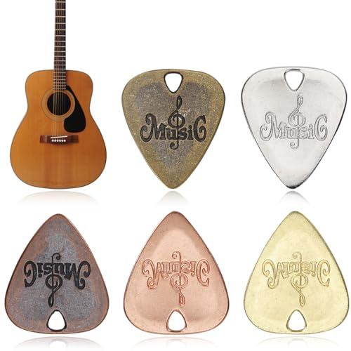 CATOR Plektren für Gitarre, 5 Stück Guitar Picks Gitarrenplektren Gitarren Zubehör für Akustikgitarre, E-Gitarre, Ukulele, Bass