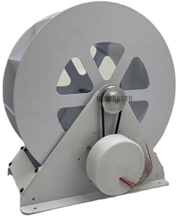 HENGJINGTR Generador De Ruedas De Agua De 100 W, Generador De Ruedas De Agua Multifuncional De Emergencia con Baja Velocidad Y Fuerte Generador Hidroeléctrico De Riego De Potencia (Blanco)
