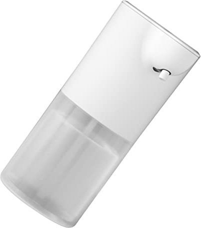 LABRIMP Dispenser di Sapone Automatico Schiuma, Ricaricabile Usb, Capacità 350ml, in Abs Bianco per Bagno e Lavello Cucina