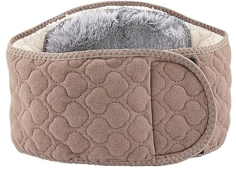 SJTJSPX Nierenwärmer Rückenwärmer mit Klettverschluss, Damen Herren Taillenwärmer, Winter Wärmegürtel Leibwärmer Elastisch Bequeme Bauchschutz Flauschige Nierenschutzgürtel für Ältere Menschen