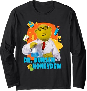 Disney The Muppets Dr. Bunsen Honeydew Muppet Labs Photo Long Sleeve T-Shirt