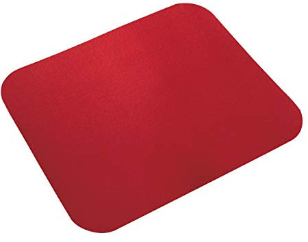 LogiLink ID0128 - Mauspad 220 x 250 x 3 mm für alle Maustypen (Kugel, Optisch, Laser) mit stark haftender Unterseite für optimalen Halt, EVA, Farbe: Rot