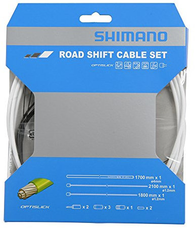 SHIMANO Optislik-Carretera/White Gear Cables Kit