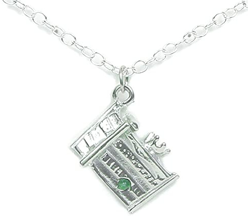 Once Upon a Mattress inspired Princess & Pea Necklace - Musical Theater Cast Gift - Handcrafted Pewter Made in USA (18 chain length)