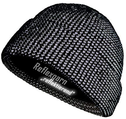 Reflex-Beanie; reflektierende Mütze für Mann, Frau, Kind und Senioren - warm und sicher unterwegs!