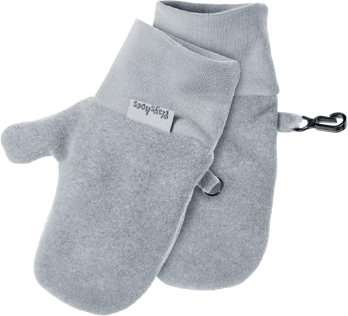 Playshoes Mitaines,,, Moufles Gants Mixte Enfant Gris Taille 4 (6-8 ans)