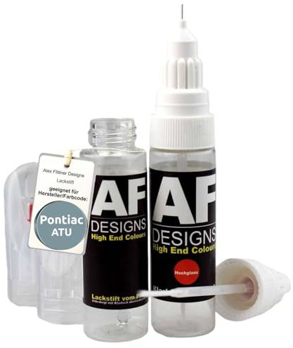 Alex Flittner Designs Lackstift für Pontiac ATU Iceberg Perl Klarlack schnelltrocknend Tupflack Autolack
