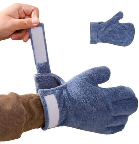 LearnLyrics Handschuhe für Tierhandhabung, Beißschutz, Tierhandschuh, Beißschutz, Fingerhandschuh, für Haustiere, zur Pflege von Haustieren