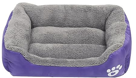 GANYKQ Kreatives Haustierbett, Fellkissen, Nest für Hunde und Katzen, weiches Plüsch, bequemes Sofa, mehrere Größen und Farben