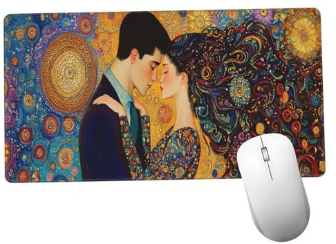 Amarillo Alfombrilla Ratón 700x400x3mm Alfombrilla Raton XXL con Base de Goma Antideslizante,Accesorios Gaming Pareja,Ordenador Gamer Regalos,Mouse Pad Gaming Mejora La Precisión Y La Velocida Y1222