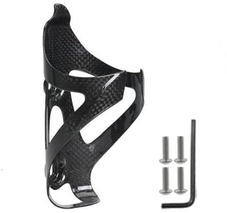 HOUSON Portabidón ultraligero de fibra de carbono 3K, T700 de carbono, para bicicleta de carretera y montaña, color negro claro