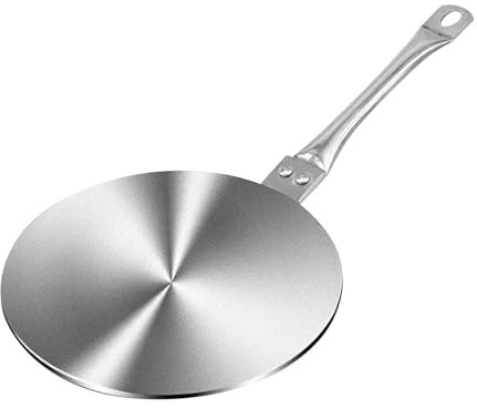 Qianly Wärmeinduktions Diffusorplatte, Induktionsscheibe mit Langem Griff, Mehrzweck für Keramikkochgeschirr, 28cm