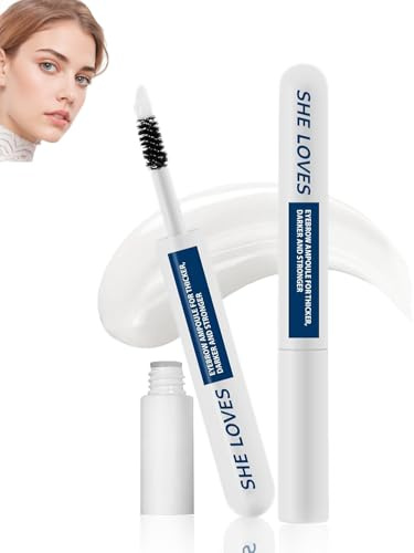 Sérum de Cejas y Pestañas 3.5ml, Crecimiento Natural con Acetil Tetrapéptido-5 y Arginina, Cepillo Doble para Aplicación Precisa, Fortalece y Densifica Folículos