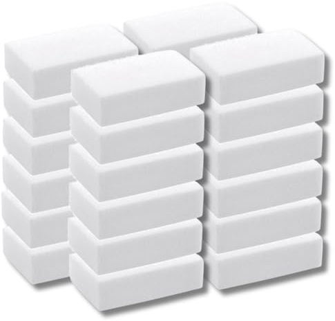 24 x Magic Power Erasers - Multi-use Heavy Duty Foam Erasers - Removes up to 100% of Tough Stains on All Surfaces - Great for in the Kitchen, Home and Office