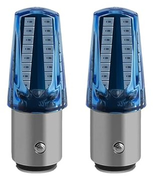 2 Bombillas LED De 12 V, 32 SMD, 1157 BAY15D para Coche, Luz Estroboscópica, Intermitentes, Freno, Impermeables, para Motocicleta. Motocicleta Intermitentes señalizacion