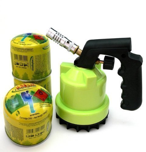 Lötlampe Bunsenbrenner Lötbrenner NURGAZ/Rsonic + 3 Gaskartuschen