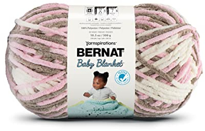Bernat Baby Blanket Big Ball Little Petunias