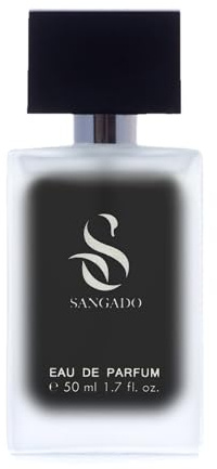 SANGADO Nero Esotico Profumo Unisex, Lunga Durata 8-10 Ore, Fragranza Lussuosa, Legnoso Aromatico, Preziose Essenze Francesi, Extra-concentrato, Grande Regalo, 50 ml