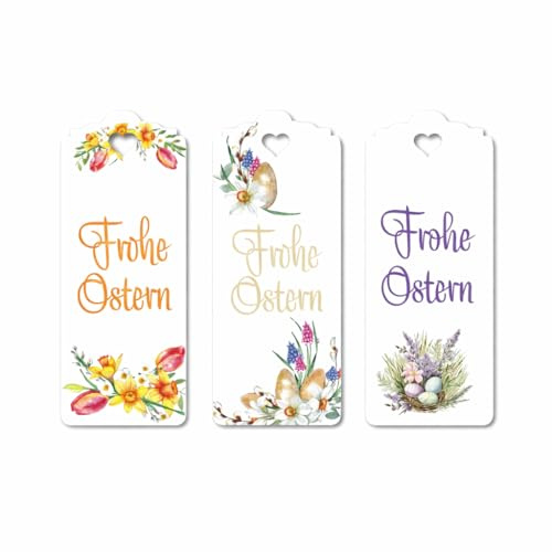 Geschenkanhänger Frohe Ostern Tags Etiketten Gift Tags
