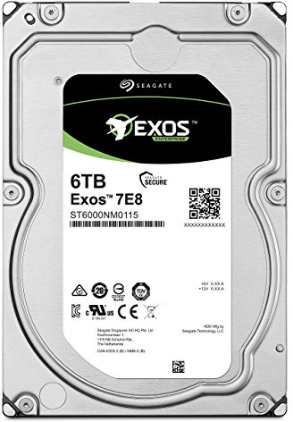 Seagate Exos 7E8 6TB 512e SATA 256MB Cache 3.5-Inch Enterprise Hard Drive (ST6000NM0115) (Renewed)