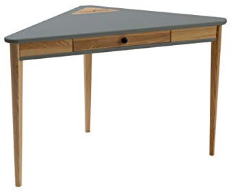 RAGABA ASHME Moderner Eckschreibtisch Laptoptisch 114x85x85cm - FSC® Holz