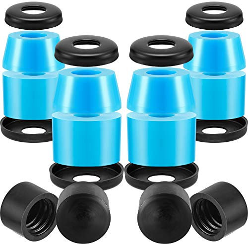 Shappy 20 Stück Skateboard Buchsen Longboard Buchsen Skateboard Bushings Skateboard Unterlegscheiben Kit von Ersatz für Skateboard Skateboard Cup Washers LKW Kissen für 7 Zoll Skateboards