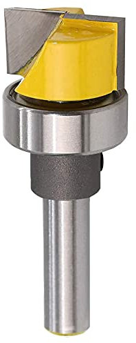 Saipor 8mm Schaft Bündigfräser Kugellager Oben Bodenreinigung Holz Fräser Planfräser Hobelfräser Reinigungsfräser Bottom Bearing Flush Router Bit Oberfräser Fräser für Holzbearbeitung Fräswerkzeuge