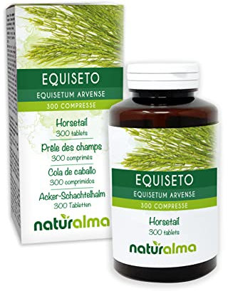 Åkerfräken (Equisetum arvense) ört Naturalma - 150 g - 300 tabletter - Kosttillskott - Naturligt och Veganskt