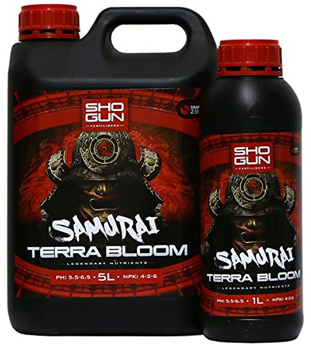 Terra Bloom Shogun - Abono de floración | Fertilizante para plantas - Shogun Fertiliser (5 L)