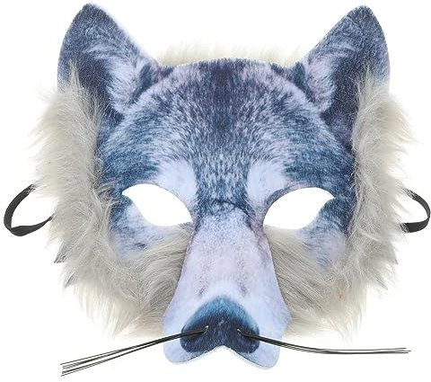 Didiseaon Horrormaske Karnevalsmaske Maske Für Karneval Gothic-maske Wolf-halbmasken Tierische Halbmasken Plastikmaske Werwolf-kopfmasken Tierkopfmaske Lustige Vlies Einzigartig Partybedarf