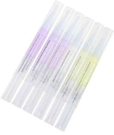 6 Pièces Stylo De Nutrition Des Ongles Stylo à Cuticules Pour Ongles En Gel Stylo à Huile Pour Cuticules Des Ongles Stylo De Soin Des Ongles Se Soucier Liquide Huile Nutritive