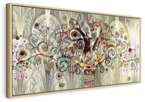 murando - Leinwandbild natürlicher Rahmen, 120x60 cm, 1-teilig, Wohnzimmer | Hochwertige Leinwand, sofort aufhängbar, ideal fürs Wohn- oder Schlafzimmer, wasserfest und lichtecht, langlebig, stilvoll