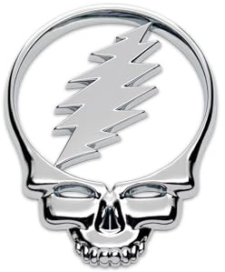 The Steal Your Face Car Badge Emblem in Chrome – ABS Resin Composite, Chrome Finish 3D Decal for Vehicle Exterior