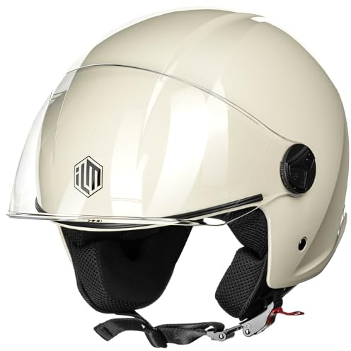 ILM Motorradhelm Retro Herren Damen Jethelm ECE2206 Modell WT506