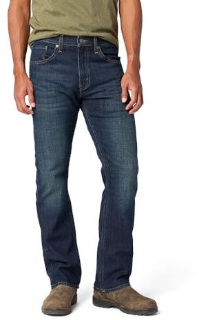 Levi Strauss Signature Men's Bootcut Fit Jeans, (New) Midnight Maverick, 32Wx32L