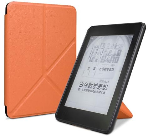 Hülle für 7 Kindle Paperwhite 12. Generation 2024 und Kindle Colorsoft Signature Edition, schlanke PU-Lederhülle mit automatischer Wake/Sleep-Funktion, Faltbare Standhülle mit Quer- und Hochformat