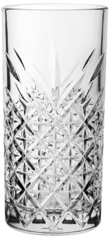 6 X 280ml/10oz G-Horse Crystal Timeless Vintage Style Tall Tumblers Highball Drinking Glasses Tall HiBall Glass for Water Gin Juice Cocktail Drinking Tall Glasses Tumbler Set-Glassware