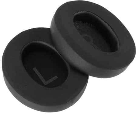 Premium Gel-Infused Ear Pads for Space Q45 — Soft Protein Leather Cover Ultra-Comfortable Cooling Cushion with Secure Fit & -On Installation