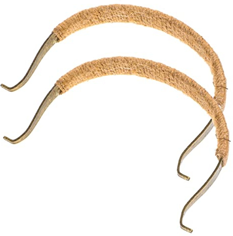 Didiseaon Poignées De Théière Remplaçables En Métal Grand Format Corde En Chanvre Tressée, Accessoires Solide Pour Bouilloire, Compatibles Maison Cuisine, Lot De 2 Pièces