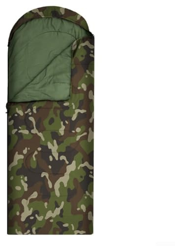GLFLOW Sleeping Bags, Camouflage Sleeping Bag - Four-Season Outdoor Comfort For Children & Adults, 180 X 75 Cm,