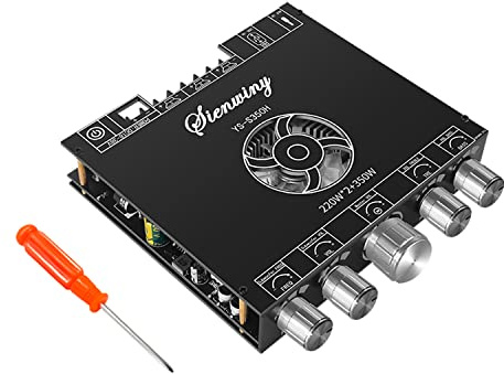 YS-S350H 2.1 Channel Bluetooth Amplifier Board 220W*2+350W Bass Power Subwoofer Amplifier Board for DIY Wireless Speakers