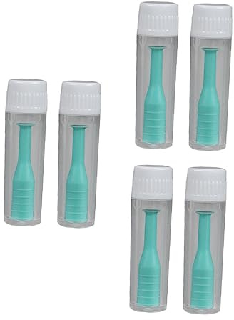 minkissy 6pezzi Inseritore di Lenti in Silicone Ventosa per Lenti con Bottiglia Aspirazione Bastoncino di Aspirazione Pratico e Igienico