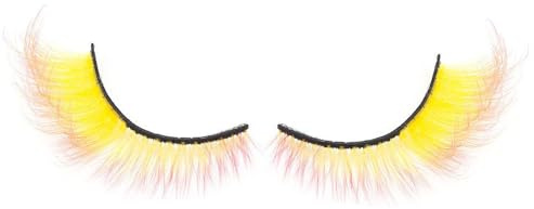 Cils colorés | Extensions de cils artificiels – des yeux | réutilisable pour fête, mariage, débutant, carnaval, Halloween Pride
