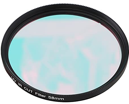 Cryfokt FOTGA Filtro UV a Infrarossi per Fotocamera, Design del Telaio in Alluminio Previene Graffi Sulle Lenti, Filtro UV a Infrarossi per Montagna e, Alluminio IR (58MM)